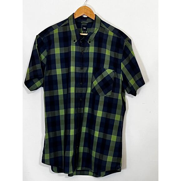 Gap Men's Short Sleeve Dress Shirt Pre-Owned size XL - Picture 1 of 8